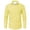 Yellow, variant on Mens Fashion Plaid Button Down Shirts Regular-Fit Long-Sleeve Classic Dress Shirts Comfort Casual Shirt