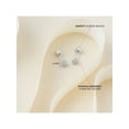 thumbnail image 5 of 925 Sterling Silver 4mm CZ Burst Kids Screw Back Earring Studs Toddler Girls, 5 of 8