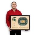 thumbnail image 4 of YouTheFan NCAA Michigan St Spartans BB 25-Layer Stadiumview Wall Art, 4 of 5