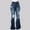 Dark Blue, variant on JNGSA Plus Size Jeans,Womens Flare Jeans High Waisted Wide Leg Baggy Jean for Women Stretchy Ripped Denim Pants Elastic Slimming Fit Jeans Clearance