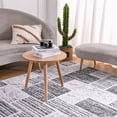 thumbnail image 4 of Junovo Washable Upgrade Area Rug Super Soft Rugs with Non-Slip Backing, for Living Room/Bedroom,4'x6',Black, 4 of 8