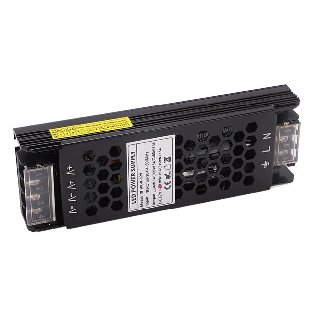 Aluminum Alloy LED Driver Constant Voltage Switching Power Supply Lighting Accessories 120W DC12V