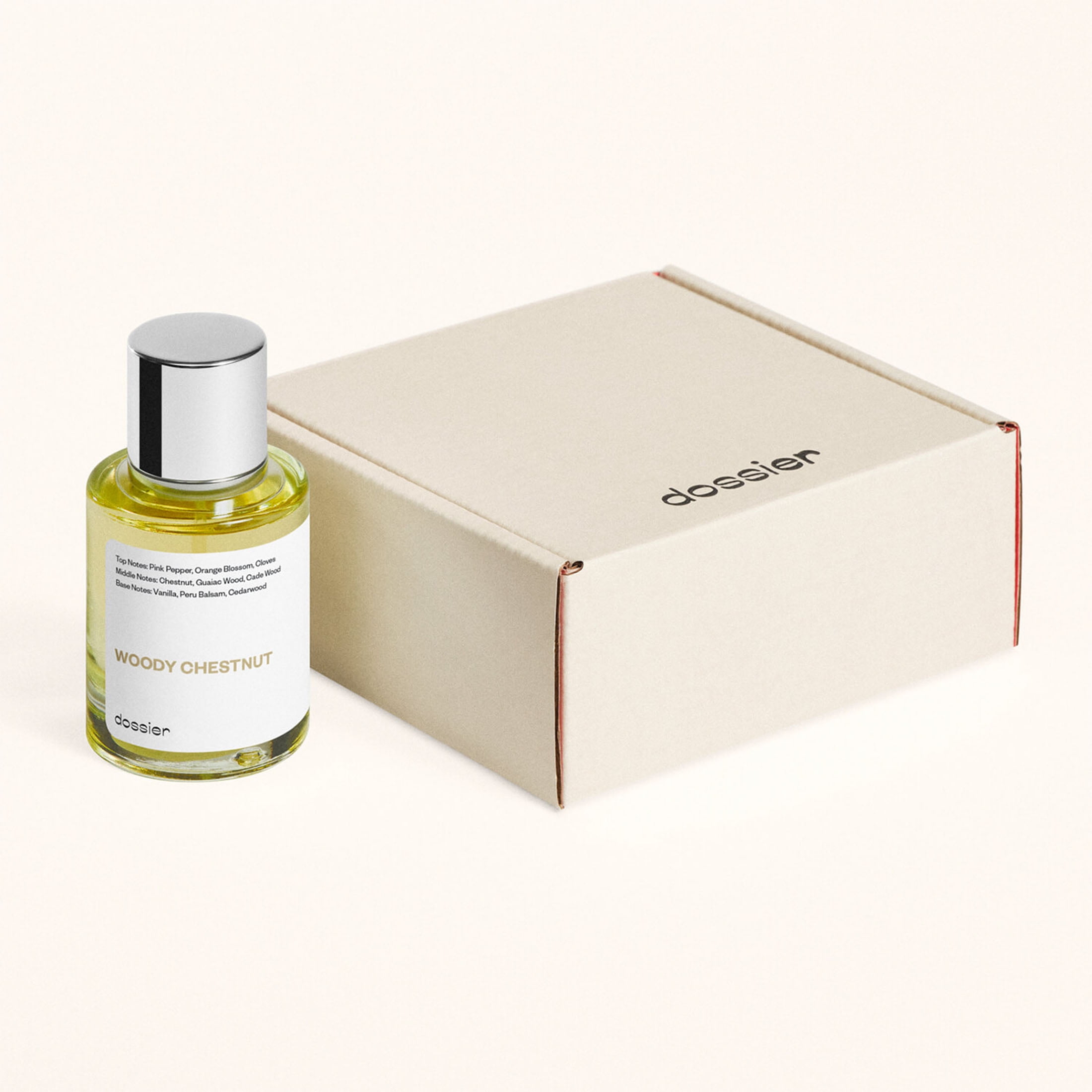 Dossier Woody Chestnut Eau De Toilette, Inspired by Maison Margiela's Replica By The Fireplace, Unisex Perfume, 1.7 oz