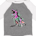 thumbnail image 4 of Inktastic Graffiti Paint Splatter T-Rex Boys or Girls Long Sleeve Baby Bodysuit, 4 of 5