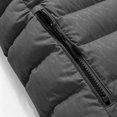 thumbnail image 5 of Iyufng Mens Removable Hooded Quilted Puffer Vests Lightweight Sleeveless Outerwear with Zipper Side Pockets, 5 of 7