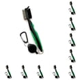 thumbnail image 3 of Cepillo de palo de golf Soidarity de acero inoxidable Reemplazo ergonómico portátil Accesorios de zapatos Verde sin tapa 10Conjunto, 3 of 6
