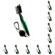 thumbnail image 1 of Cepillo para palos de golf de acero inoxidable Toystoory cepillos para zapatos de doble cara telescópicos ergonómicos herramienta de limpieza Verde sin tapa 10Conjunto, 1 of 6