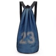 thumbnail image 1 of Unisex Excellent Ball Training Carrying Net Bag Men Women Basketball Backpack Space-saving for Daily Life Blue, 1 of 9