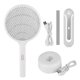 thumbnail image 1 of Matamoscas eléctrico recargable por USB, inalámbrico, para el hogar, matamoscas, moscas, insectos, murciélagos, raqueta, asesino, 1 of 8