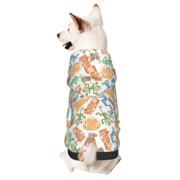Balery Simple Drawing Sudadera con Capucha para Perros Pequeños – Ropa para Mascotas, Disfraz para Perros y Gatos, Ideal para Fiestas y Cosplay-X-Large