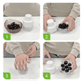 thumbnail image 3 of Deshuesador de cerezas, deshuesador de cerezas manual de plástico resistente y portátil con 7 agujeros, herramienta rápida para quitar el hueso de la fruta en la cocina, 3 of 6