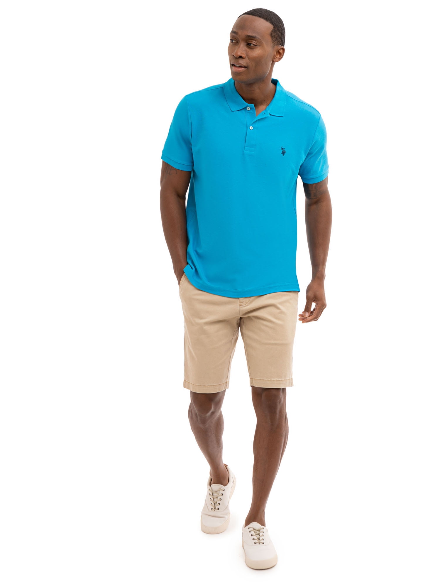 U.S. Polo Assn. Men's Performance Pique Polo Shirt