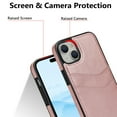thumbnail image 2 of Allytech Wallet Case for iPhone 15 Plus - 2 Card Holder - Military Grade Drop Protection - Ultra Slim & Protective - Premium PU Leather Shockproof Phone Case for Women & Men - Rosegold, 2 of 6