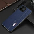 thumbnail image 1 of TONDAR Fashion Leather Texture Shockproof Case Ultra Light Back Cover for iPhone 13 Pro (Blue), 1 of 8