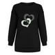 thumbnail image 4 of Moda mujer casual manga larga impresa damas sudaderas tops blusa Fridja fksj1661, 4 of 5