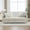 Ivory + Chenille + Foam, variant on 77.5''W Upholstered Chenille Slipcovered Chaise Lounge, Modern Oversized Settee Couch with 4 Pillows, Sleeper Sofa Daybed Bench with Armrest & Open Backrest for Living Room Guest Bedroom Window