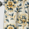thumbnail image 2 of Designart "Victorian Motifs with a Contemporary Twist IX" Floral Blackout Curtain Single Panel, 2 of 4