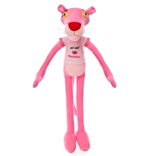 Muñeca de peluche con diseño de panteras rosas, 60 cm, estilo anime, para decoración