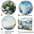 thumbnail image 3 of Designart "Seashore Blue Bonnets I" Blue Bonnets Floater Framed Canvas Prints, 3 of 5