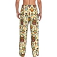 thumbnail image 2 of Bixox Men's Cute Owls Patterned Pajama Pants with Pockets Lounge Clothes for Home, 2 of 5
