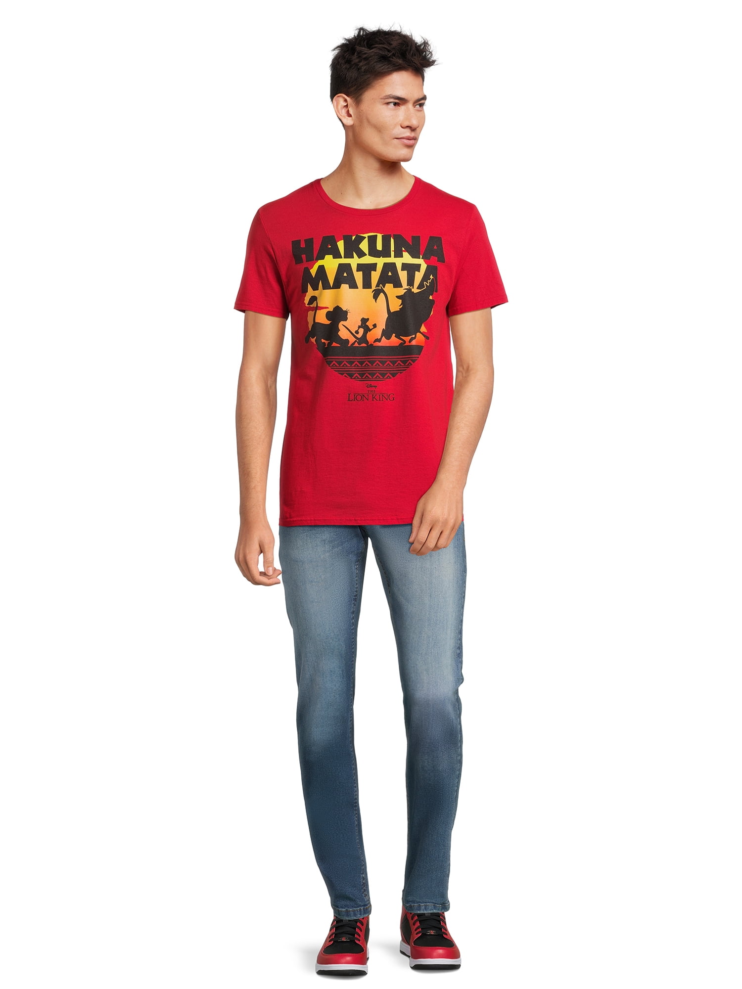 Lion King Men's Hakuna Matata Graphic Tee, Sizes S-3XL