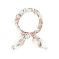 thumbnail image 1 of INSPIRE CHIC Mujeres Bufandas de Chifón - 25.6" x 25.6" - Pañuelo Cuadrado con Estampado Floral en Blanco y Rojo, 1 of 6