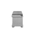 thumbnail image 3 of Artum Hill Ezra Oyster Shell Gray 19" Tall Wood Storage Bench with Storage and an Upholstered Seat Cushion, 3 of 10
