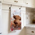 thumbnail image 6 of DefiDgd 2pcs 24x16inch Highland Cattle Kitchen Towels,Absorbent Dish Towels,Farmhouse Hand Towel for Kitchen Bathroom Decor Housewarming Gift(I), 6 of 6