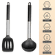 thumbnail image 3 of Juego de utensilios de cocina de 2, utensilio de cocina de silicona resistente al calor con mango de acero inoxidable, 3 of 5