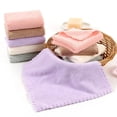 thumbnail image 5 of Toalla de mano cuadrada pequeña de terciopelo coral de alta densidad de 25 x 25 cm, toalla de microfibra para niños, toallita facial para niños, 5 of 5