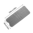 Njspdjh NonSlip Cushioned PVC Bathtub Mat for Shower with Suction Cups