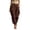 Coffee, variant on Luvior Women‘s High Waist Wide Leg Cargo Pants – Non-Stretch Loose Fit Casual Trousers with Multiple Pockets Comfortable Everyday Wear CoffeeB XXL