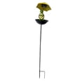 thumbnail image 2 of Comedero Solar Para Pájaros Con Diseño De Tortuga Con Sombrilla Para Patio Exterior, 2 of 9