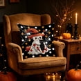 thumbnail image 5 of Halloween Pillow Covers 18x18 Imitation Embroidery Linen Throw Pillow Cases, Decorative Couch Pillow Covers for Sofa Bedroom Living Room, Natural Linen Halloween Decor by OVFUIZ, 5 of 7