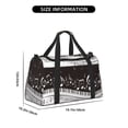 thumbnail image 3 of Vsdgher Piano Keys With Musical Notes Pattern Unisex Hand Travel Bag,Foldable Travel Duffel BagsTravel Essentials Sport Gym Bag,Overnight Travel Duffel Bag with Adjustable Strap, 3 of 7