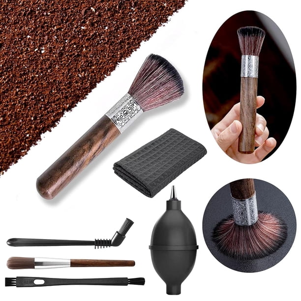 Machine Máquina Cimpienda Kit Cepillo Portafilter Limpieza Conjunto 6 Piezas Con Desalentador Aire Blaster para Cabeza Grupo