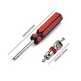 thumbnail image 4 of 20x Tire Valve Core US Valve Stems Core Tyre Valve Core Insert With Remover Tool Car Bike Motorcycle Wheel Copper Nickel, 4 of 5