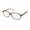 blonde, variant on NEW VERA WANG LUXE EDEN WOMENS/LADIES OVERSIZED FULL-RIM BLONDE FRAME DEMO LENSES 54-15-140 EYEGLASSES/GLASSES