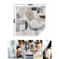 thumbnail image 5 of nqOlkjepod Abstract Gray Brown Cloth Napkins Set of 8 Reusable Dinner Napkins, Modern Geometric Art Cocktail Napkin Washable Table Napkins for Wedding/Holiday Party/Baby Shower 20"x20", 5 of 8