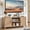 Natural, variant on YANGLI 55" Farmhouse TV Stand with Adjustable Shelves & 2-Door Storage, Fits 65" TV, Dark Wood