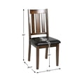 thumbnail image 5 of Lexicon Mosely 5 Piece Wood Dining Set in Dark Brown, 5 of 9