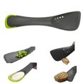 thumbnail image 1 of 5-in-1 Silicone Kitchen Utensil, Slotted Spoon, Turner, Cutting Tool, Solid Spoon and Spatula in one- Grey, 1 of 5