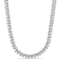 Everly Women's Diamond Sterling Silver Tennis Necklace