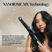 Bio Ionic Long Barrel 1 Curling Iron for Long Hair, Adjustable Heat