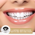 thumbnail image 4 of 4Set DIY Teeth Decorations Rhinestone Pointed Drop Shape Tooth Gems For Women Kit, 4 of 9