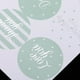thumbnail image 3 of 10 Pegatinas de papel Zulema decoración de Pegatinas color verde, 3 of 5