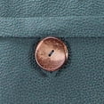 thumbnail image 3 of Jordan Manufacturing 20" x 14" Teal Solid Rectangular Reversible Decorative Lumbar Throw Pillow with Front Buttons, 3 of 5