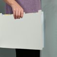 thumbnail image 4 of White Carpeta de oficina con bolsa de archivos expandible horizontal simple y de gran capacidad, 4 of 5