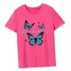 thumbnail image 4 of Camiseta básica para mujer, camiseta clásica con cuello redondo para senderismo, trabajo, viajes, regalo del día de San Valentín M, 4 of 8