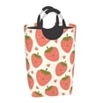 thumbnail image 2 of Lsque Hand Drawn Strawberry Laundry Basket, Laundry Hamper, Dirty Clothes Hamper for Laundry, Collapsible, Waterproof Laundry Baskets with Aluminum Handles for Laundry, Dorm, Family, 2 of 6